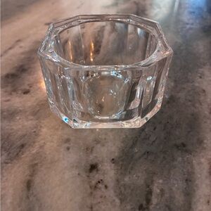 Tiffany and Company crystal trinket dish jar. Perfect for jewelry